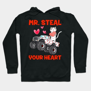 Mr. Steal Your Hearts I Steal Your Hearts Valentines Day Hoodie